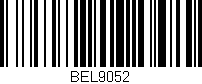 Código de barras (EAN, GTIN, SKU, ISBN): 'BEL9052'