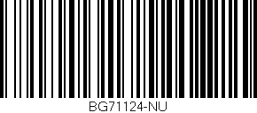 Código de barras (EAN, GTIN, SKU, ISBN): 'BG71124-NU'