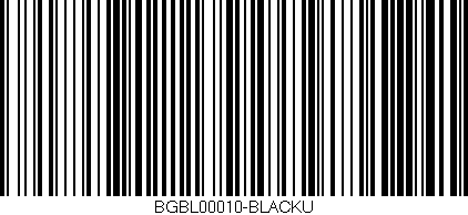 Código de barras (EAN, GTIN, SKU, ISBN): 'BGBL00010-BLACKU'