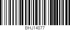 Código de barras (EAN, GTIN, SKU, ISBN): 'BHJ14077'