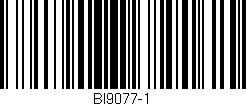 Código de barras (EAN, GTIN, SKU, ISBN): 'BI9077-1'