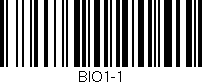 Código de barras (EAN, GTIN, SKU, ISBN): 'BIO1-1'