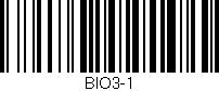 Código de barras (EAN, GTIN, SKU, ISBN): 'BIO3-1'