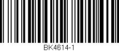 Código de barras (EAN, GTIN, SKU, ISBN): 'BK4614-1'