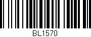 Código de barras (EAN, GTIN, SKU, ISBN): 'BL1570'