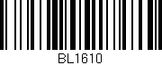 Código de barras (EAN, GTIN, SKU, ISBN): 'BL1610'