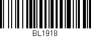 Código de barras (EAN, GTIN, SKU, ISBN): 'BL1918'