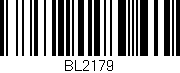 Código de barras (EAN, GTIN, SKU, ISBN): 'BL2179'