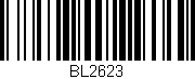 Código de barras (EAN, GTIN, SKU, ISBN): 'BL2623'