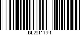 Código de barras (EAN, GTIN, SKU, ISBN): 'BL291118-1'