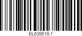 Código de barras (EAN, GTIN, SKU, ISBN): 'BL638618-1'