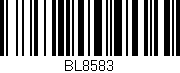 Código de barras (EAN, GTIN, SKU, ISBN): 'BL8583'
