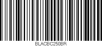 Código de barras (EAN, GTIN, SKU, ISBN): 'BLACBC250BR'