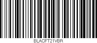 Código de barras (EAN, GTIN, SKU, ISBN): 'BLACFT21VBR'