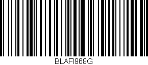 Código de barras (EAN, GTIN, SKU, ISBN): 'BLAFI968G'