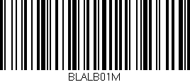 Código de barras (EAN, GTIN, SKU, ISBN): 'BLALB01M'