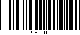 Código de barras (EAN, GTIN, SKU, ISBN): 'BLALB01P'