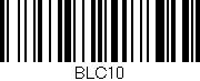 Código de barras (EAN, GTIN, SKU, ISBN): 'BLC10'