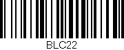 Código de barras (EAN, GTIN, SKU, ISBN): 'BLC22'
