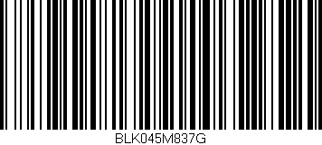 Código de barras (EAN, GTIN, SKU, ISBN): 'BLK045M837G'