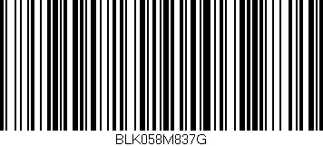 Código de barras (EAN, GTIN, SKU, ISBN): 'BLK058M837G'