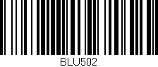 Código de barras (EAN, GTIN, SKU, ISBN): 'BLU502'