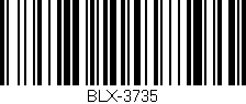 Código de barras (EAN, GTIN, SKU, ISBN): 'BLX-3735'