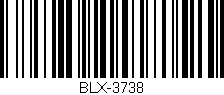 Código de barras (EAN, GTIN, SKU, ISBN): 'BLX-3738'