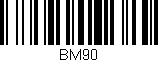 Código de barras (EAN, GTIN, SKU, ISBN): 'BM90'