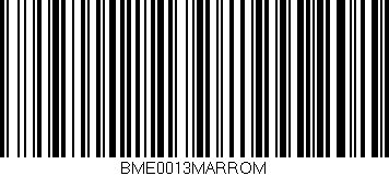 Código de barras (EAN, GTIN, SKU, ISBN): 'BME0013MARROM'