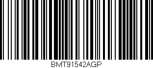 Código de barras (EAN, GTIN, SKU, ISBN): 'BMT91542AGP'