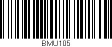 Código de barras (EAN, GTIN, SKU, ISBN): 'BMU105'