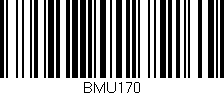 Código de barras (EAN, GTIN, SKU, ISBN): 'BMU170'