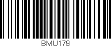 Código de barras (EAN, GTIN, SKU, ISBN): 'BMU179'