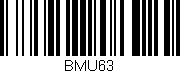 Código de barras (EAN, GTIN, SKU, ISBN): 'BMU63'