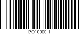 Código de barras (EAN, GTIN, SKU, ISBN): 'BO10000-1'