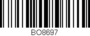 Código de barras (EAN, GTIN, SKU, ISBN): 'BO8697'