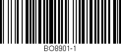 Código de barras (EAN, GTIN, SKU, ISBN): 'BO8901-1'