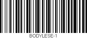 Código de barras (EAN, GTIN, SKU, ISBN): 'BODYLESE-1'