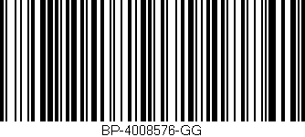Código de barras (EAN, GTIN, SKU, ISBN): 'BP-4008576-GG'