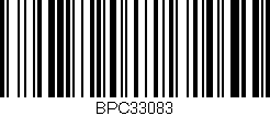 Código de barras (EAN, GTIN, SKU, ISBN): 'BPC33083'