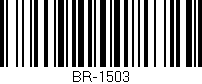 Código de barras (EAN, GTIN, SKU, ISBN): 'BR-1503'