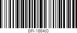 Código de barras (EAN, GTIN, SKU, ISBN): 'BR-1884(0'