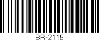 Código de barras (EAN, GTIN, SKU, ISBN): 'BR-2119'
