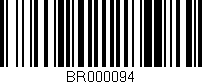 Código de barras (EAN, GTIN, SKU, ISBN): 'BR000094'