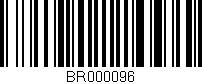 Código de barras (EAN, GTIN, SKU, ISBN): 'BR000096'