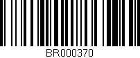 Código de barras (EAN, GTIN, SKU, ISBN): 'BR000370'