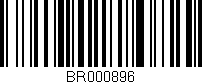 Código de barras (EAN, GTIN, SKU, ISBN): 'BR000896'