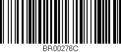 Código de barras (EAN, GTIN, SKU, ISBN): 'BR00276C'