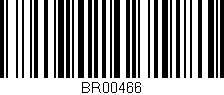 Código de barras (EAN, GTIN, SKU, ISBN): 'BR00466'